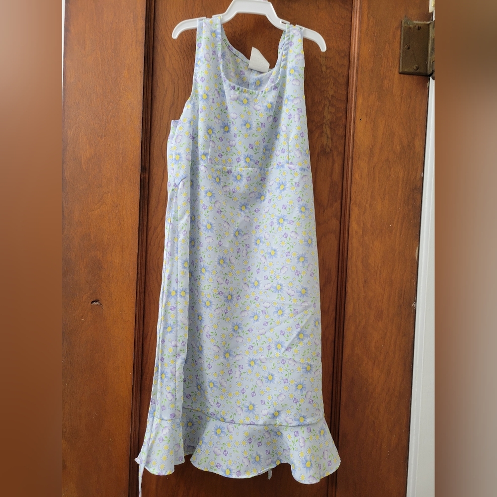 Girls floral print dress